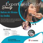 Salon Service at Your Doorstep in Delhi-Keyvendors